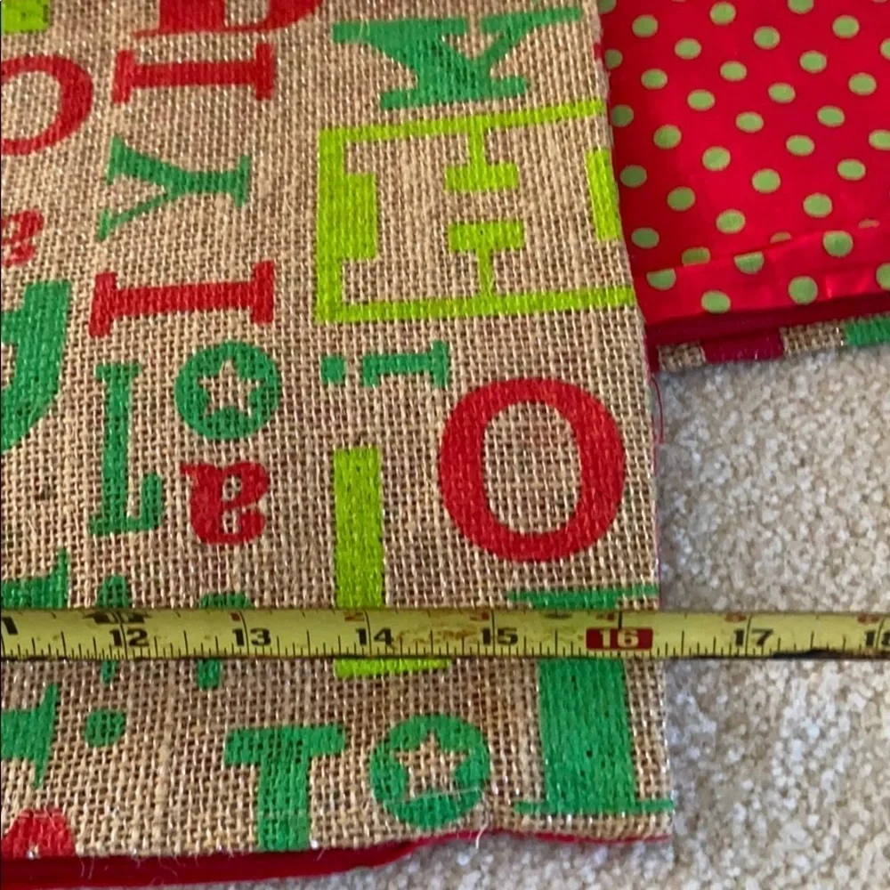 New Holiday pillow covers 16x16 red &green